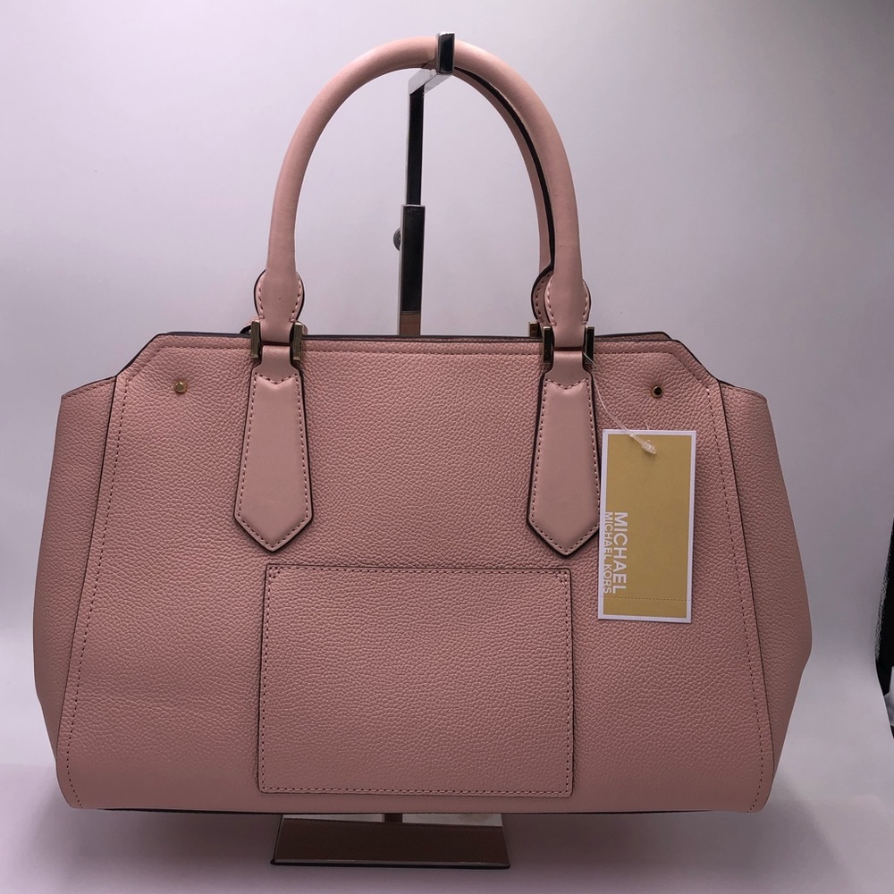 Michael Kors LG Hayes leather satchel - Picture 2 of 7